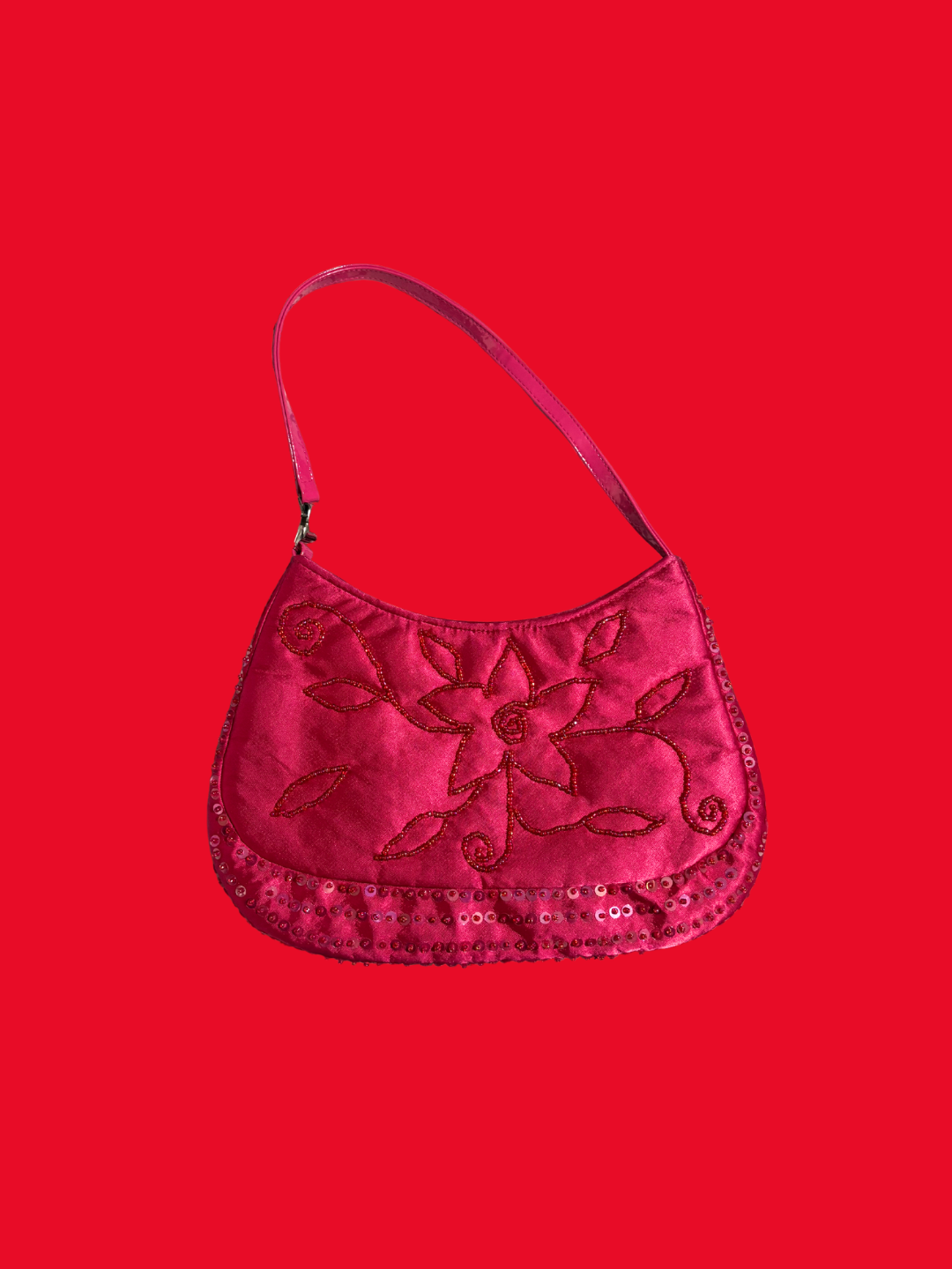 Pink Beaded Y2K summer handbag
