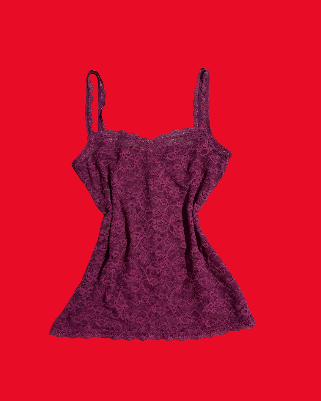 Intimissi Deep Plum Mystique Lace Cami – Your Y2K Gothic Dream